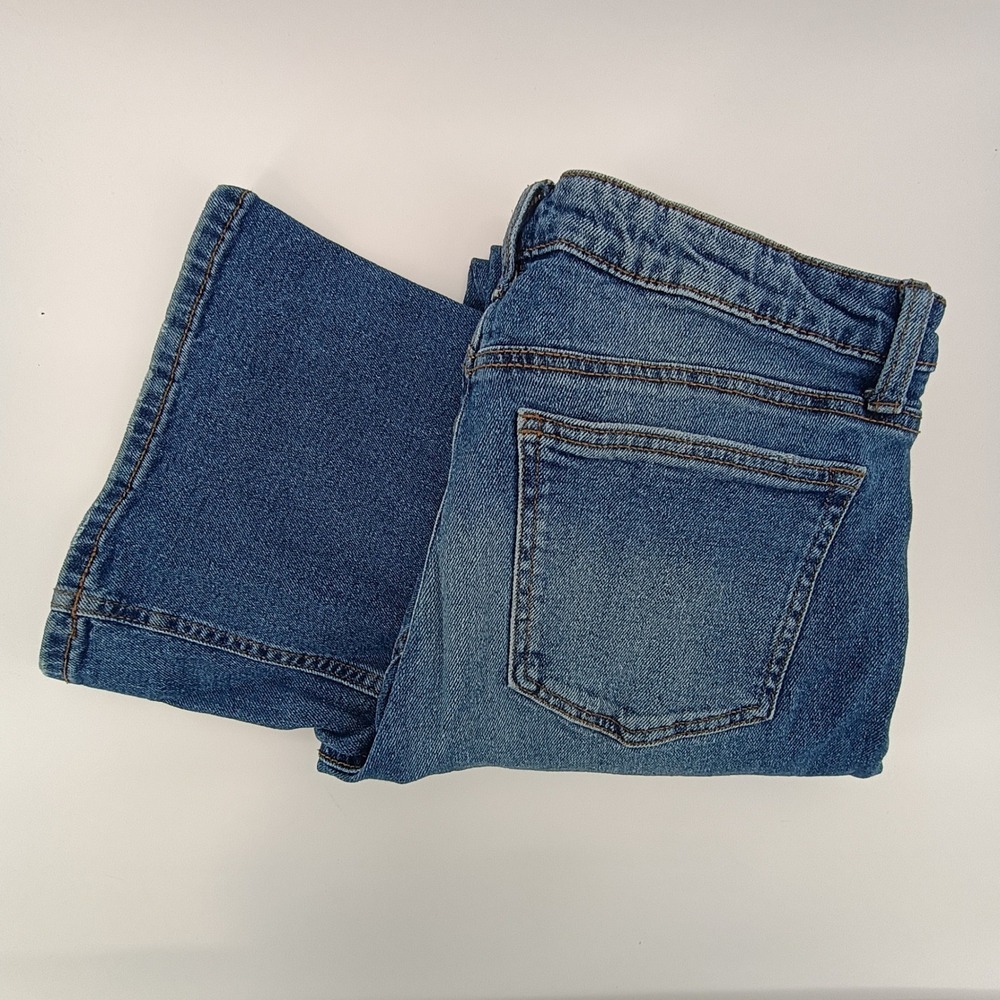 Celebrity Pink Flare Jeans Womens 11/30 Blue Distressed Denim